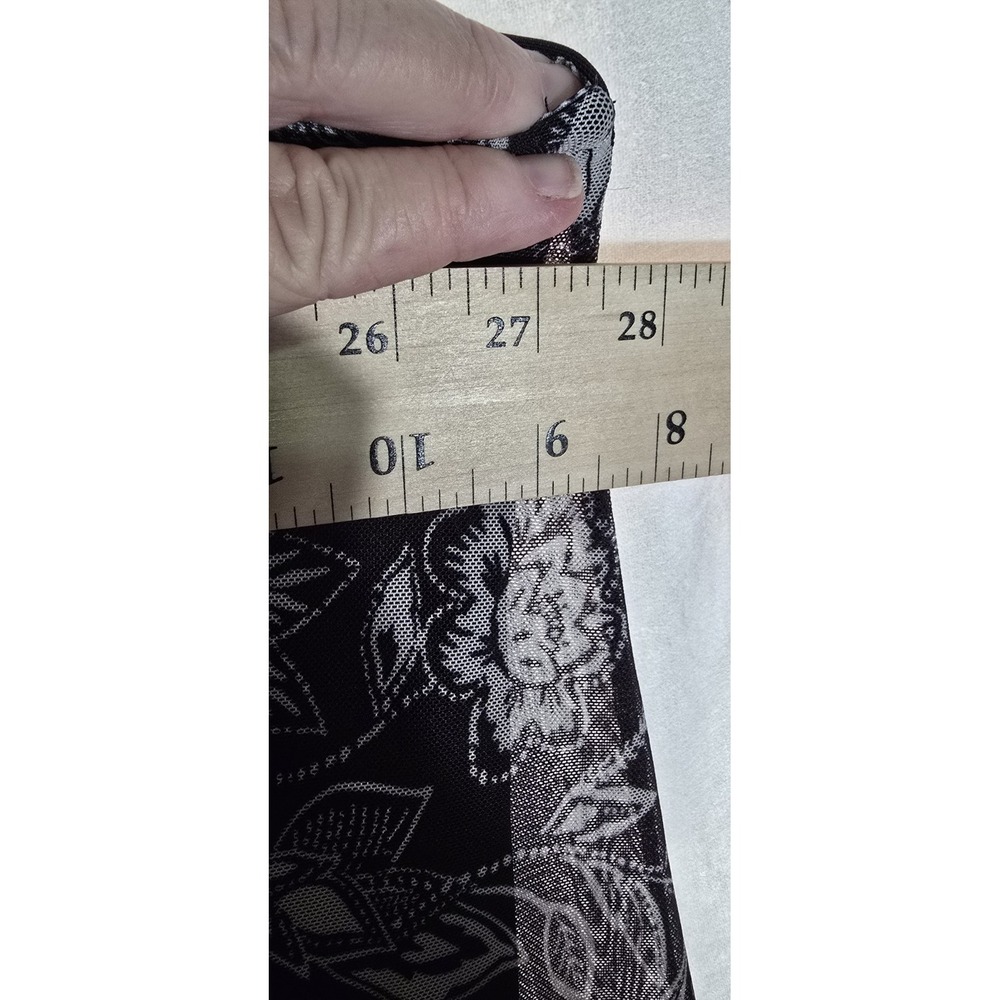 Catherines Black White‎ Embellished Sleeveless Dress  22x Floral print - Picture 5 of 6